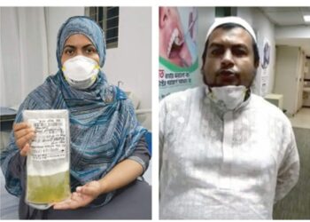 করোনায় মৃত মায়ের মাগফেরাত কামনায় প্লাজমা দিলো ভাই বোন