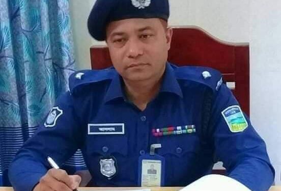 করোনামুক্ত ওসি আসলামের কর্মস্থলে যোগদান