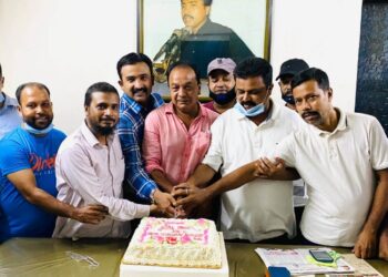 শহীদ বাপ্পী স্মৃতি সংসদে সজীব ওয়াজের জয়ের জন্মদিন পালন