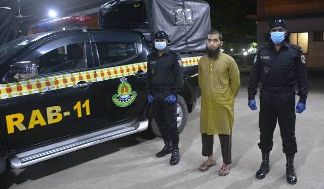 র‌্যাব-১১ এর অভিযানে জেএমবি সদস্য গ্রেফতার