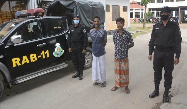 সিদ্ধিরগঞ্জে সংঘবদ্ধ গাড়ি চোরচক্রের ২ সদস্য গ্রেফতার