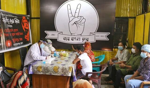 বঙ্গবন্ধুর স্মরণে জেলা মুক্তিযুদ্ধ মঞ্চের ফ্রি মেডিক্যাল ক্যাম্পিং ও বিনামূল্যে ঔষধ বিতরণ কর্মসূচি