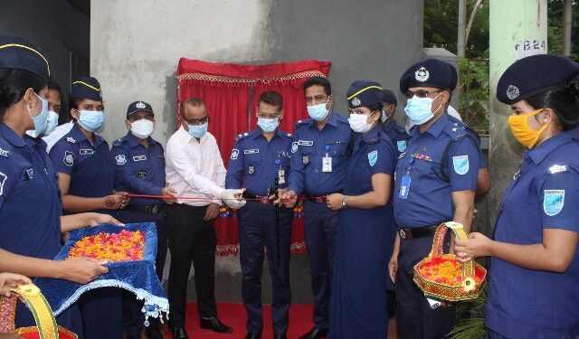 পুনাক কমপ্লেক্স ও ট্রাফিক ব্যারাক উদ্বোধন করলেন এসপি জায়েদুল