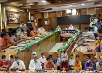 দূর্গাপূজা শান্তিপূর্ণভাবে উদযাপন উপলক্ষ্যে প্রস্তুতিমূলক সভা অনুষ্ঠিত