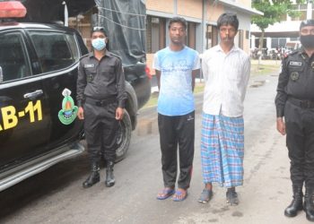 সোনারগায়েে র‌্যাবের অভিযানে আটক দুই মাদক ব্যবসায়ী