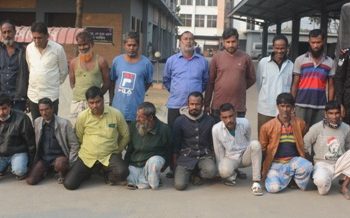 শহরে র‌্যাব-১১’র অভিযানে ২০ জুয়াড়ি গ্রেফতার