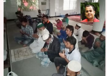 জেলা ছাত্রলীগের সহ সভাপতি টিপু সুলতানের জন্মদিনে বন্ধু মহলের উদ্যোগে মসজিদে দোয়া