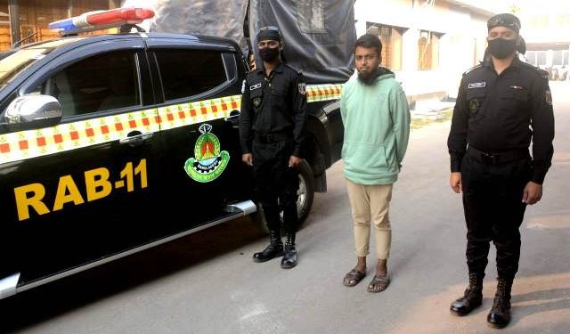 র‌্যাব-১১ আর অভিযানে জেএমবি’র ১ সক্রিয় সদস্য গ্রেফতার