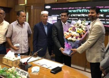 ডিসি’র সাথে জেলা ক্রীড়া সংস্থা ও ফুটবল এসোসিয়েশন’র সৌজন্য সাক্ষাৎ