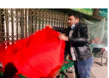 অয়ন ওসমানের নির্দেশনায় গভীর রাতে ছিন্নমূল মানুষের মাঝে কম্বল নিয়ে জেলা ছাত্রলীগ