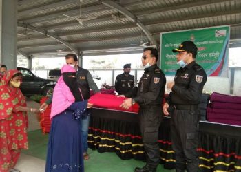 বঙ্গবন্ধুর জন্মশত বার্ষিকী উপলক্ষ্যে ‘‘র‌্যাবের উদ্যোগে শীতার্তদের মাঝে শীতবস্ত্র বিতরণ