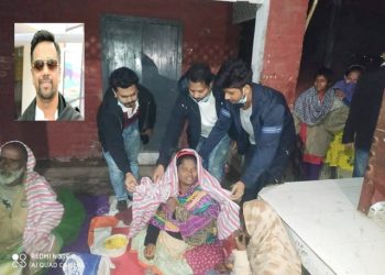 অয়ন ওসমানের উদ্যোগে শীতার্ত মানুষের মাঝে শীত বস্ত্র বিতরণ