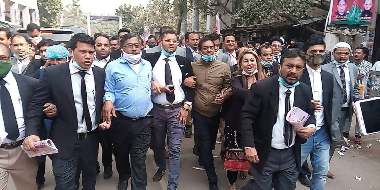 নাঃগঞ্জ জেলা আইনজীবী সমিতির বার্ষিক সাধারণ সভা অনুষ্ঠিত