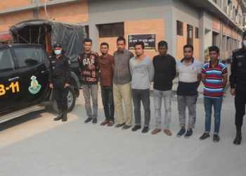 সিদ্ধিরগঞ্জে আন্তঃজেলা ডাকাত দলের ৭ সদস্য গ্রেফতার