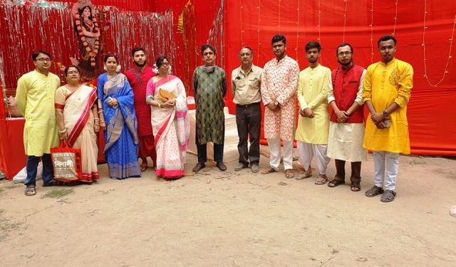 নারায়ণগঞ্জ কলেজ প্রাঙ্গণে শ্রী শ্রী সরস্বতী পূজা উদযাপন