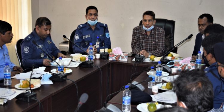 গণপূর্ত বিভাগের সাথে এসপি’র মত বিনিময় সভা অনুষ্ঠিত