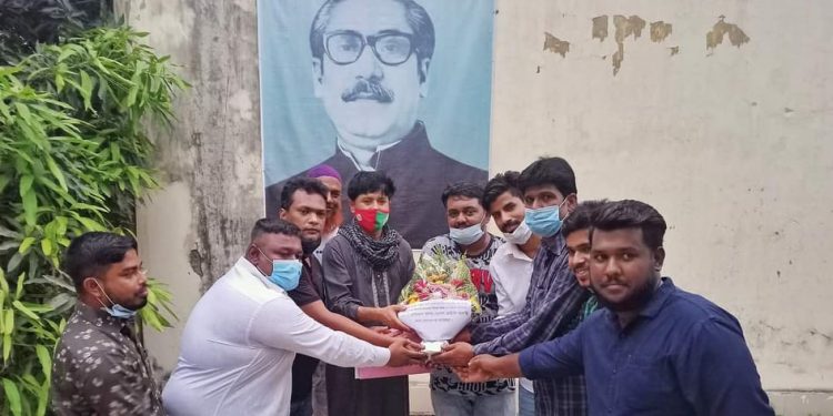 জাকিরুল আলম হেলা‌লের সা‌থে মু‌ক্তিযুদ্ধ প্রজন্ম সংস‌দ’র সৌজন্য স্বাক্ষাৎ