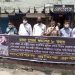 বিভিন্ন দাবিতে গার্মেন্টস শ্রমিক ফ্রন্টের মানববন্ধন