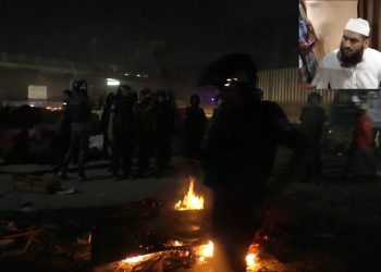 সোনারগায়ে মামুনুল হক অবরুদ্ধের ঘটনায় যানবাহন ও আওয়ামীলীগ ভাংচুর