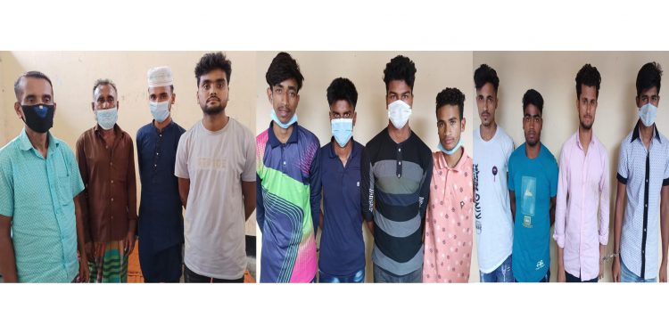 আড়াইহাজারে ইউপি সদস্যসহ গ্রেপ্তার-১২