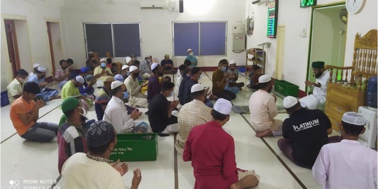 প্রয়াত আসলামুল হক’র আত্মার মাগফিরাত কামনায় নারায়ণগঞ্জে দোয়া