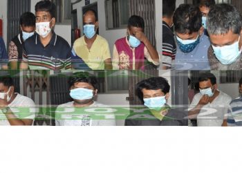 ইয়ার্ন মার্চেন্ট ক্লাব থেকে ২২ জুয়াড়ি গ্রেফতার