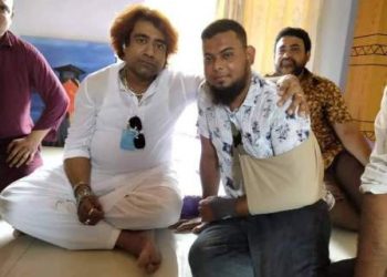 অসুস্থ ফটো সাংবাদিক প্রীতমকে দেখতে গেলেন আজমেরী ওসমান