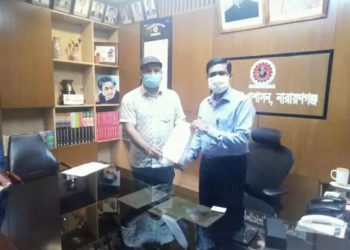ডিসির কাছে কৃষকদের স্বারক লিপি