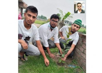 অয়ন ওসমানের পক্ষে কাশীপুর ইউনিয়ন ছাত্রলীগের উদ্যোগে বৃক্ষ রোপন কর্মসূচি