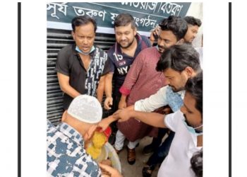 ১৬ জুন বোমা হামলায় নিহত বাচ্চু স্মরণে নন্দীপাড়ায় দোয়া