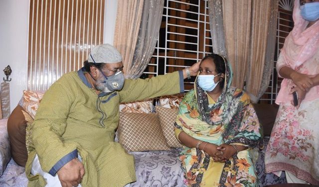 সমবেদনা জানাতে মেয়র আইভীর বাসায় এমপি সেলিম ওসমান