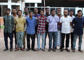 সিদ্ধিরগঞ্জে ১৪ পরিবহন চাঁদাবাজ গ্রেফতার