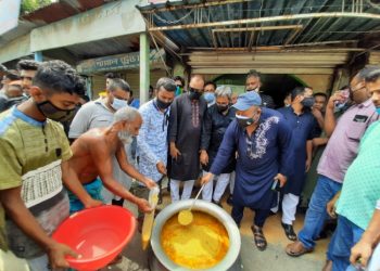 অয়ন ওসমানের পক্ষে সাদ্দাম হোসেন জিতুর উদ্যোগে বঙ্গবন্ধুর মৃত্যুবার্ষিকী পালন