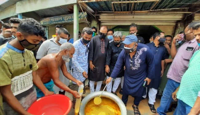 অয়ন ওসমানের পক্ষে সাদ্দাম হোসেন জিতুর উদ্যোগে বঙ্গবন্ধুর মৃত্যুবার্ষিকী পালন