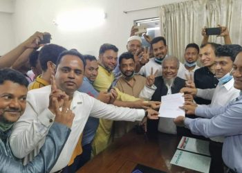 সোনারগাও উপজেলা পরিষদে শামসুল ইসলামকে চেয়ারম্যান ঘোষনা