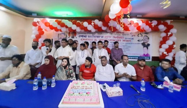 আওয়ামীলীগ নেতা মহসিন ভূইয়ার উদ্যোগে প্রধানমন্ত্রী’র জন্মদিন পালন