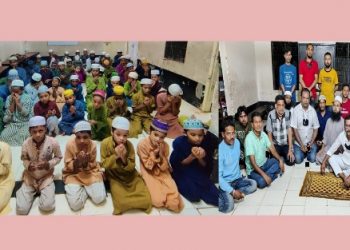 ১১ নং ওয়ার্ডে এতিমদের নিয়ে যুবলীগ নেতা সাজনু’র জন্মদিন পালন