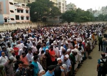 শামীম ওসমানের শশুরের জানাজা সম্পন্ন