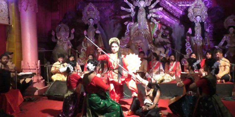 নারায়ণগঞ্জে এই প্রথম শুভ মহালয়া অনুষ্ঠিত