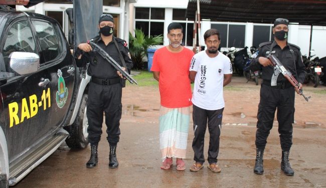 র‌্যাব-১১’র পৃথক অভিযানে ৪ মাদক ব্যবসায়ী গ্রেফতার