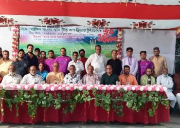 মরহুম নুরুউদ্দিন সরদার স্মৃতি টিভি কাপ ক্রিকেট টূর্ণামেন্টের উদ্বোধন