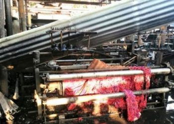 রুপগঞ্জে টেক্সটাইল মিলে ভয়াবহ আগুন