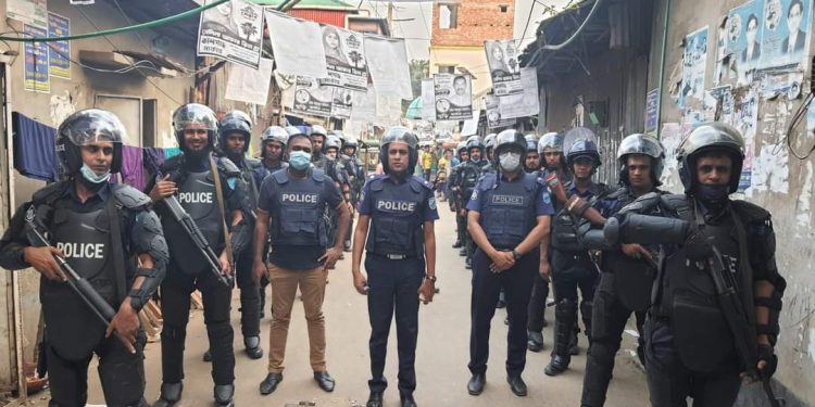 সুষ্ঠু, অবাধ ও নিরপেক্ষ নির্বাচন অনুষ্ঠানের জন্য জেলা পুলিশের তৎপরতা