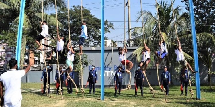 শেষ হল কনস্টেবল নিয়োগের শারীরিক যেগ্যতার পরীক্ষা কার্যাক্রম
