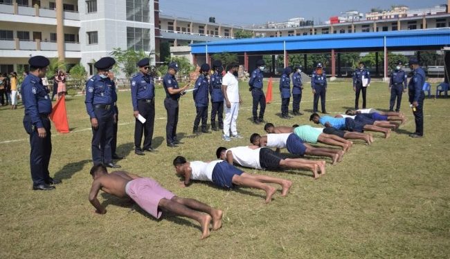 শেষ হলো ২য় দিনের পুলিশ কনস্টেবল নিযোগ কার্যক্রম