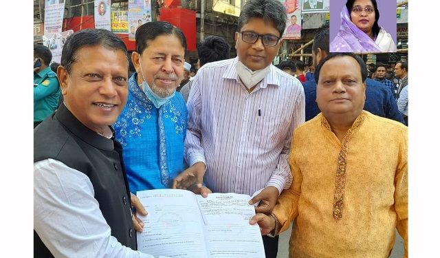 আইভীর পক্ষে নৌকার মনোনয়ন সংগ্রহ করলেন নেতৃবৃন্দ