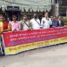 বকেয়া প্রাপ্য পাওনার দাবিতে ফ্যাশন সিটি’র শ্রমিকদের বিক্ষোভ