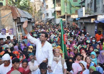 বিজয়ের ৫০ বছর পূর্তিতে আব্দুল করিম বাবুর বিশাল বিজয় মিছিল