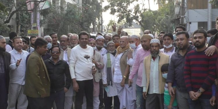 ১৭ নং ওয়ার্ড কাউন্সিলর পদে বাবুর মনোনয়ন জমা