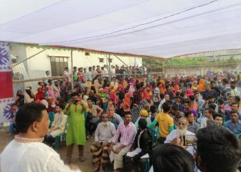 ৮ নং কাউন্সির প্রার্থী মহসিন ভূইয়ার উঠান বৈঠক জনসভায় পরিনত